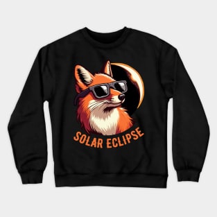 Solar Eclipse Fox Crewneck Sweatshirt